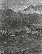 Giovanni Giacometti Giorno di pioggia china oil painting artist